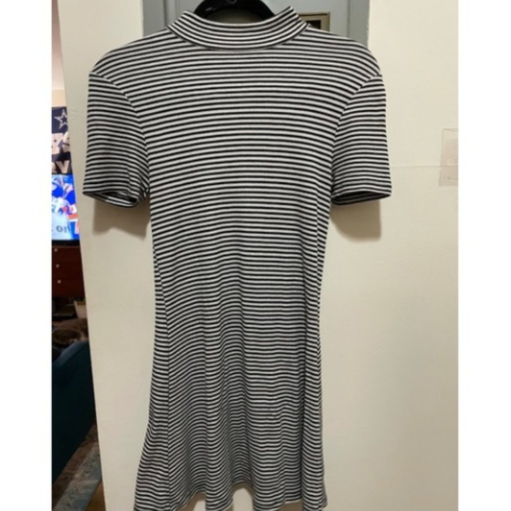 After Party by Nasty Gal Black&White Striped Dress